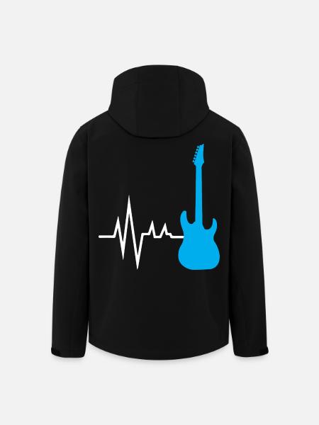 Funny Musician - Men’s Recycled Softshell Jacket by Stanley/Stella - black