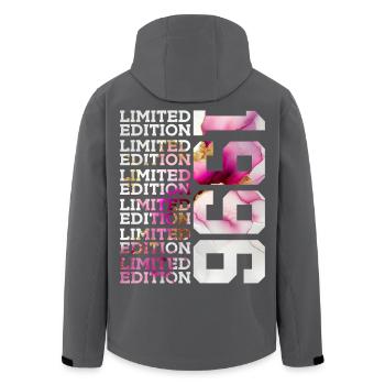 LIMITED EDITION 1996 - 30 YEARS - 30TH BIRTHDAY - Men’s Recycled Softshell Jacket by Stanley/Stella - black - Back - AI Model Male 185 light (185cm)