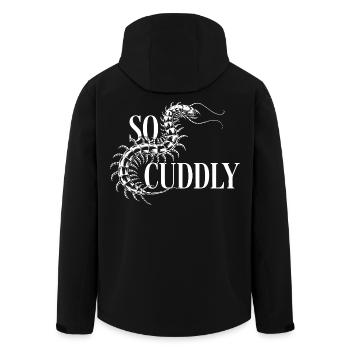 Scolopender Fan - Men’s Recycled Softshell Jacket by Stanley/Stella - black - Back - AI Model Male 185 light (185cm)