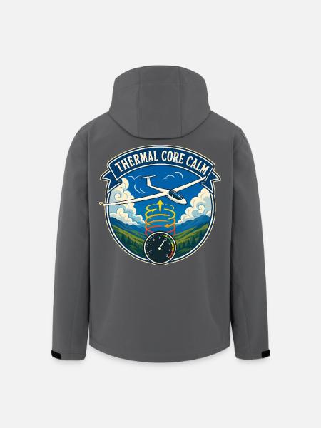 THERMAL CORE CALM - Men’s Recycled Softshell Jacket by Stanley/Stella - black