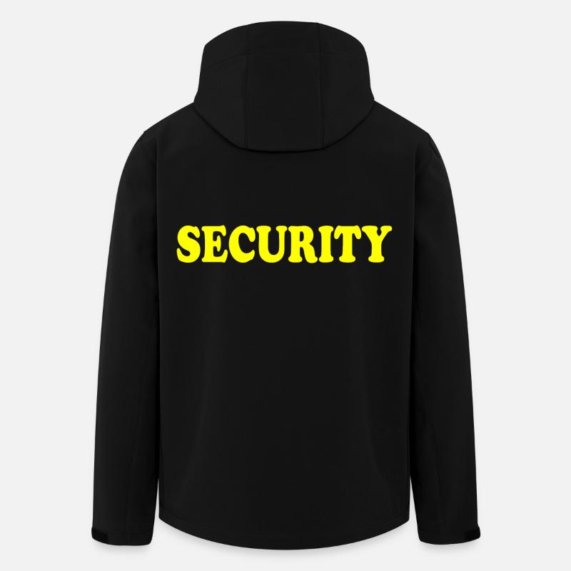 Security - Men’s Recycled Softshell Jacket by Stanley/Stella - black