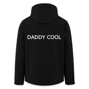Daddy cool - Men’s Recycled Softshell Jacket by Stanley/Stella - black - Back - AI Model Male 185 light (185cm)