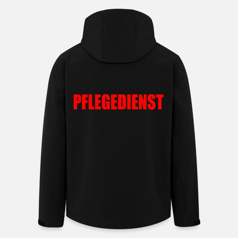 Nursing - Men’s Recycled Softshell Jacket by Stanley/Stella - black