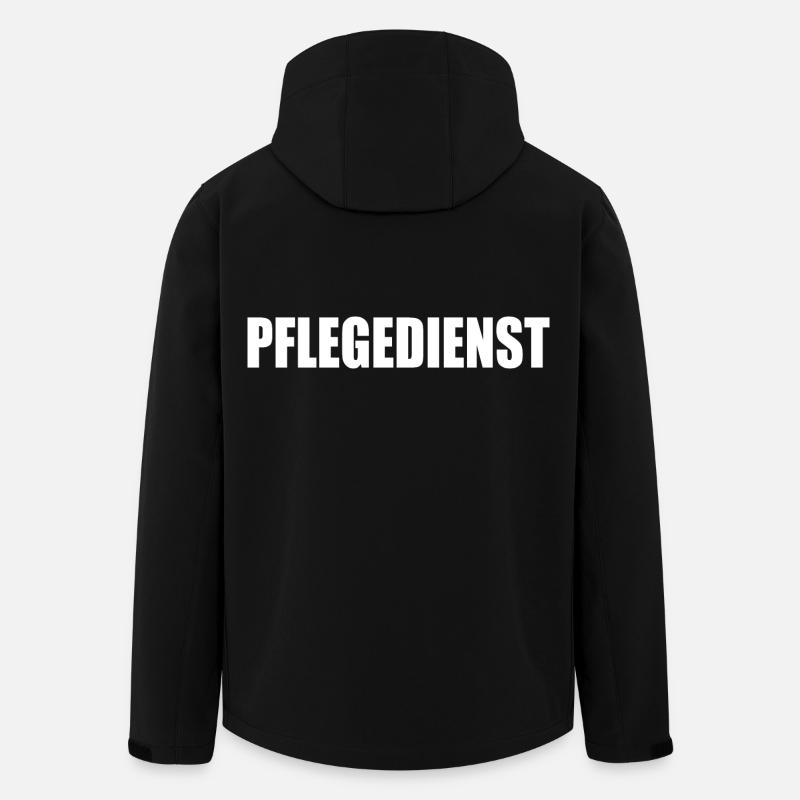 Nursing - Men’s Recycled Softshell Jacket by Stanley/Stella - black