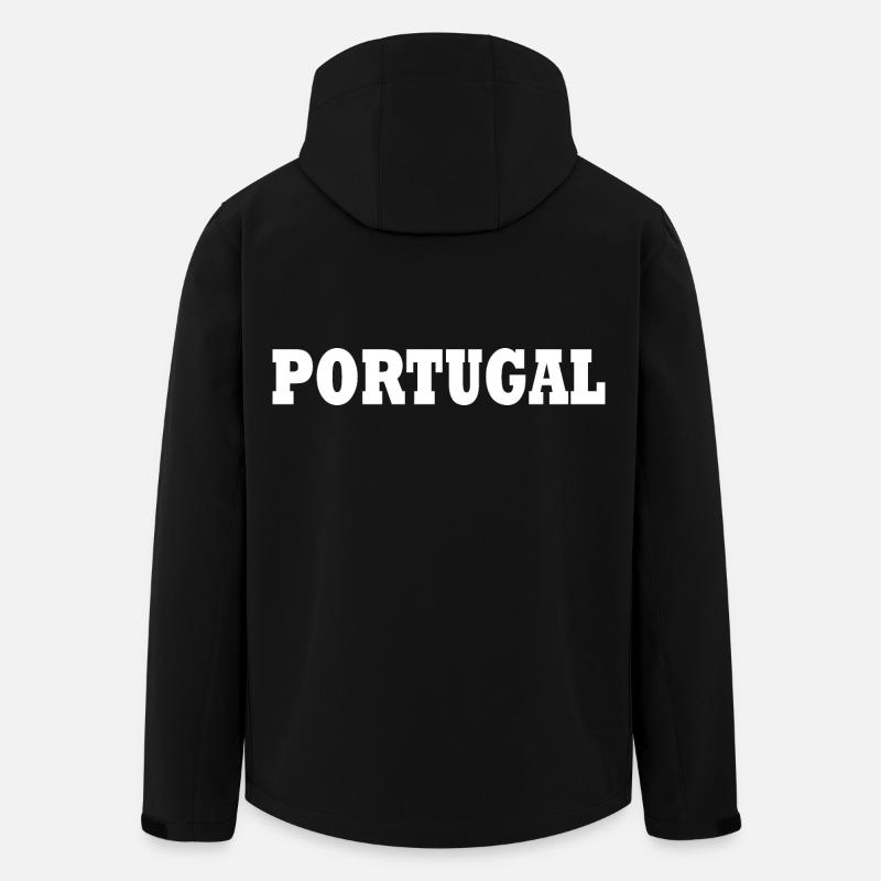 portugal - Recycelte Männer Softshell-Jacke von Stanley/Stella - Schwarz
