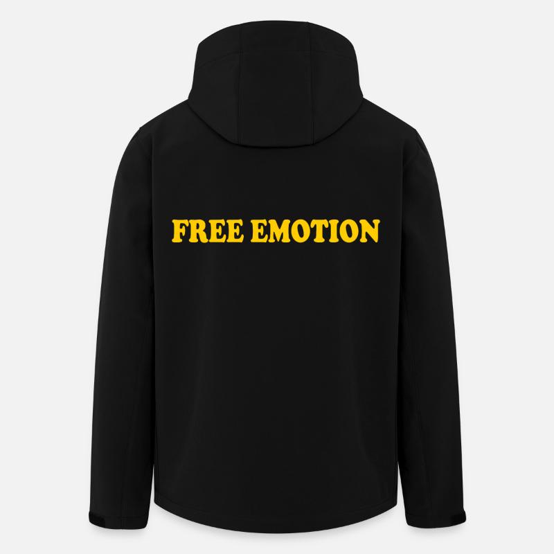 Free emotion - Recycelte Männer Softshell-Jacke von Stanley/Stella - Schwarz
