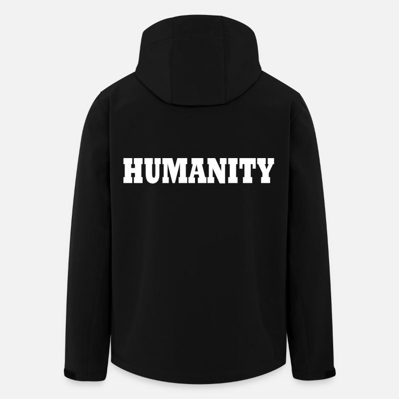 Humanity - Recycelte Männer Softshell-Jacke von Stanley/Stella - Schwarz