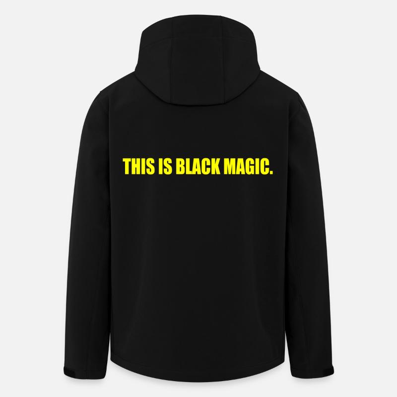 this is black magic - Recycelte Männer Softshell-Jacke von Stanley/Stella - Schwarz