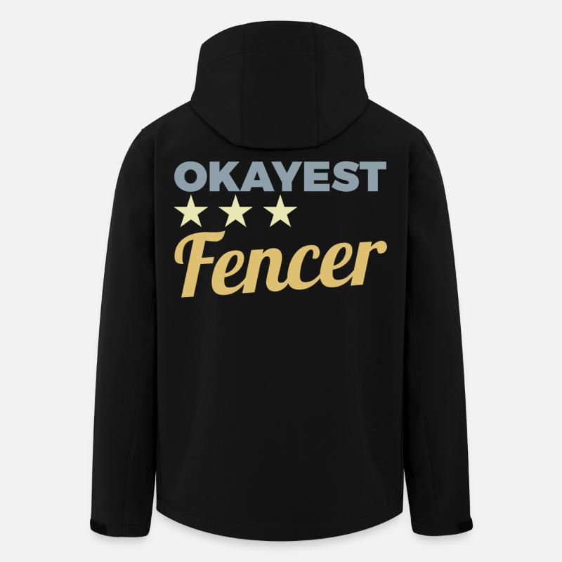 Durchschnittlicher Fechter - Recycelte Männer Softshell-Jacke von Stanley/Stella - Schwarz