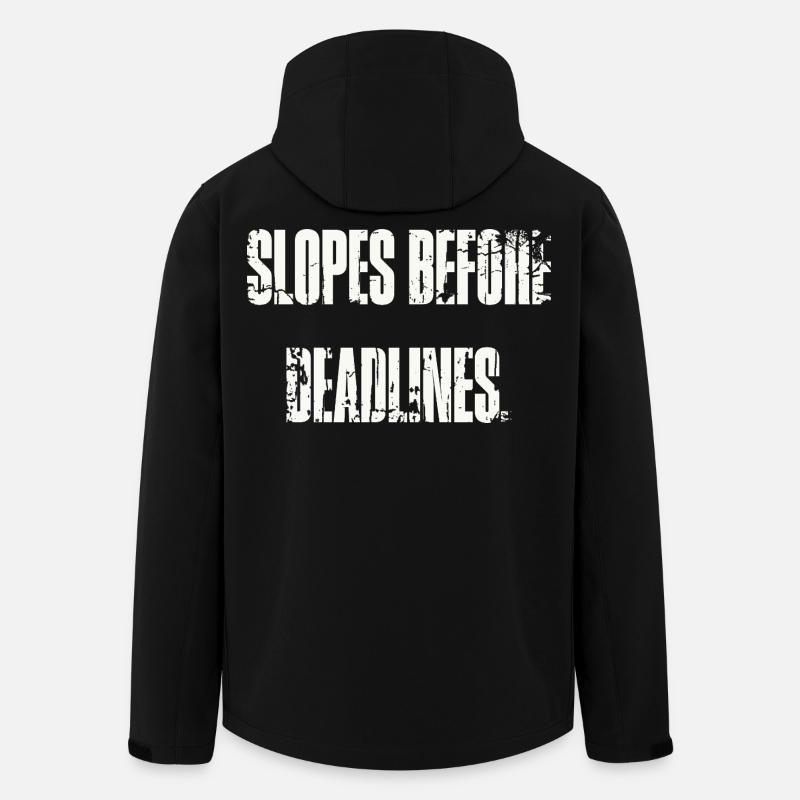 Pentes avant les dates limites - Veste softshell homme en polyester recyclé Stanley/Stella - noir