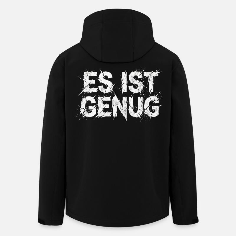 It's enough sarcasm statement - Men’s Recycled Softshell Jacket by Stanley/Stella - black