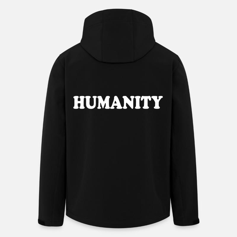 Humanity - Men’s Recycled Softshell Jacket by Stanley/Stella - black