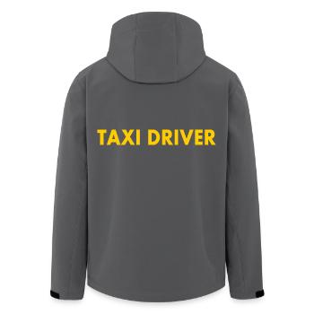 Chauffeur de taxi - Veste softshell homme en polyester recyclé Stanley/Stella - noir - Dos - AI Model Male 185 light (185cm)