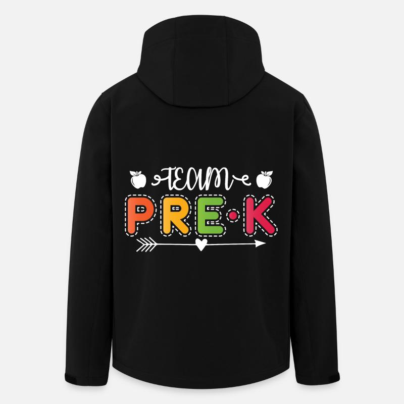 Team Pre K Teacher - Men’s Recycled Softshell Jacket by Stanley/Stella - black