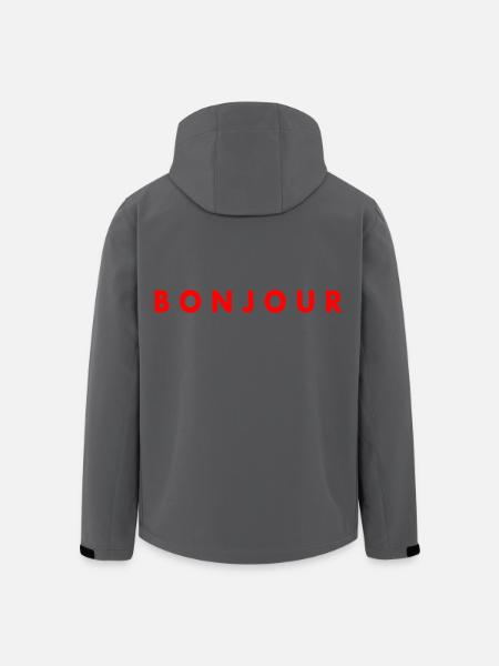Bonjour - Men’s Recycled Softshell Jacket by Stanley/Stella - black