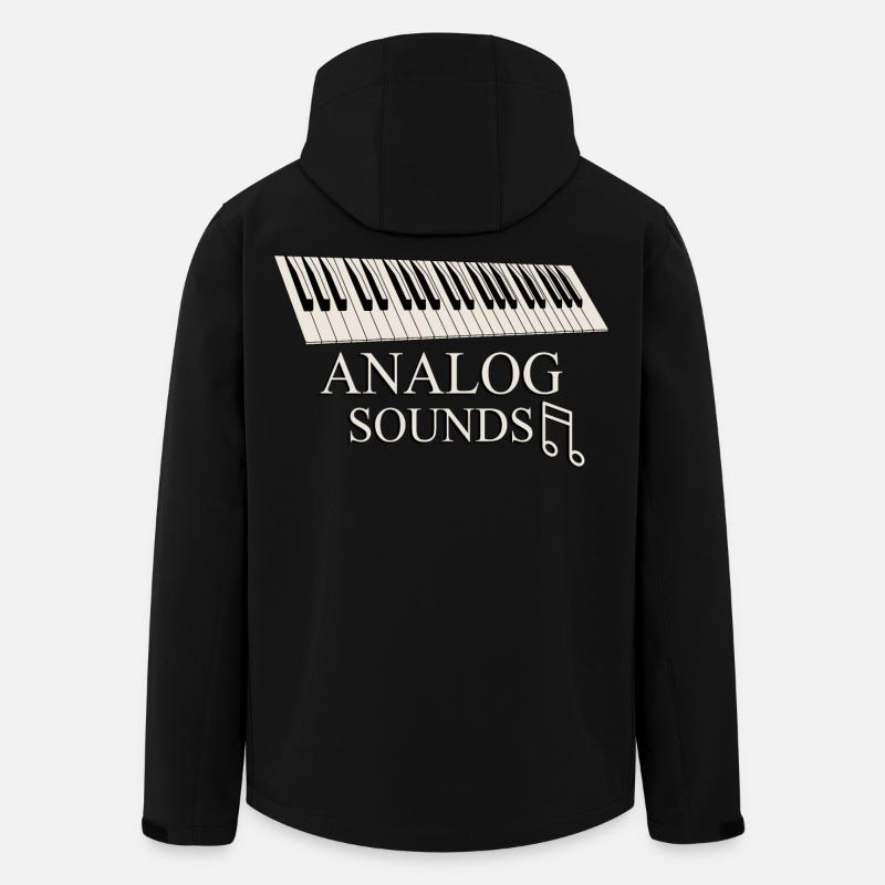 Pianist - Recycelte Männer Softshell-Jacke von Stanley/Stella - Schwarz