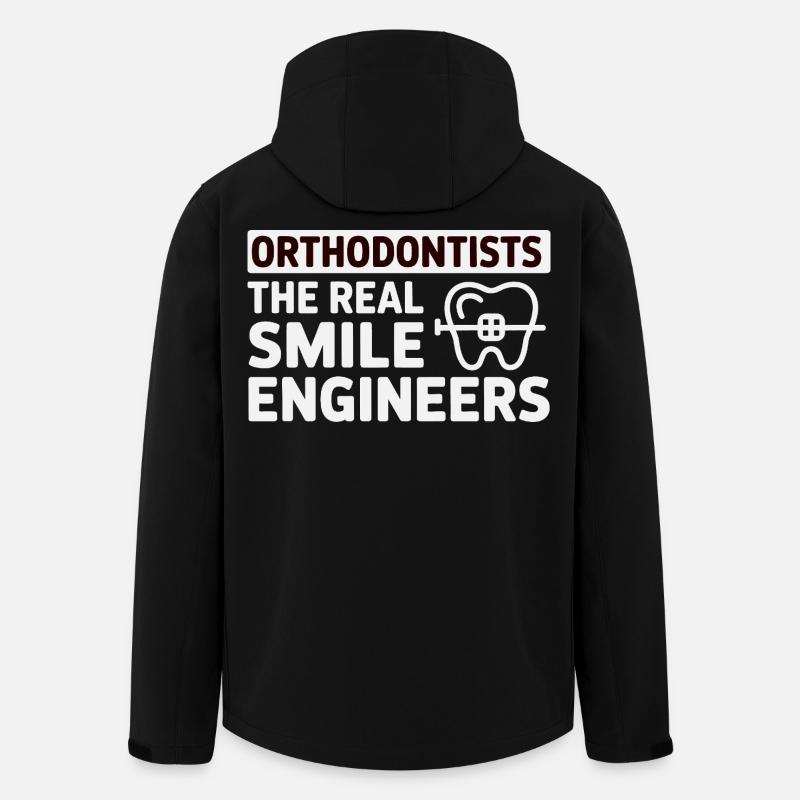 Dental Expert Structural Alignment Engineer Gear  - Men’s Recycled Softshell Jacket by Stanley/Stella - black