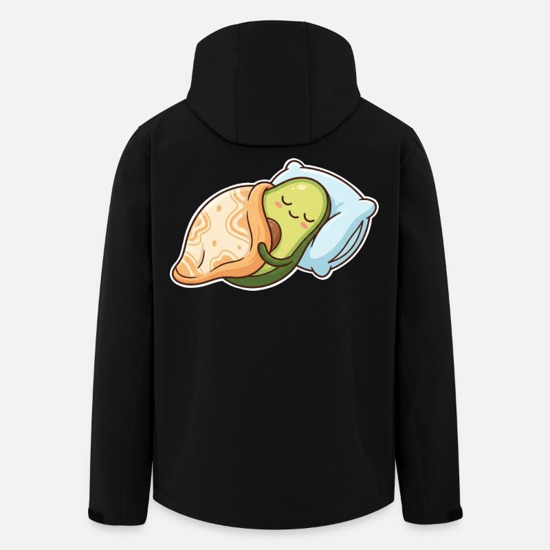 Avocado Schlafen - Recycelte Männer Softshell-Jacke von Stanley/Stella - Schwarz
