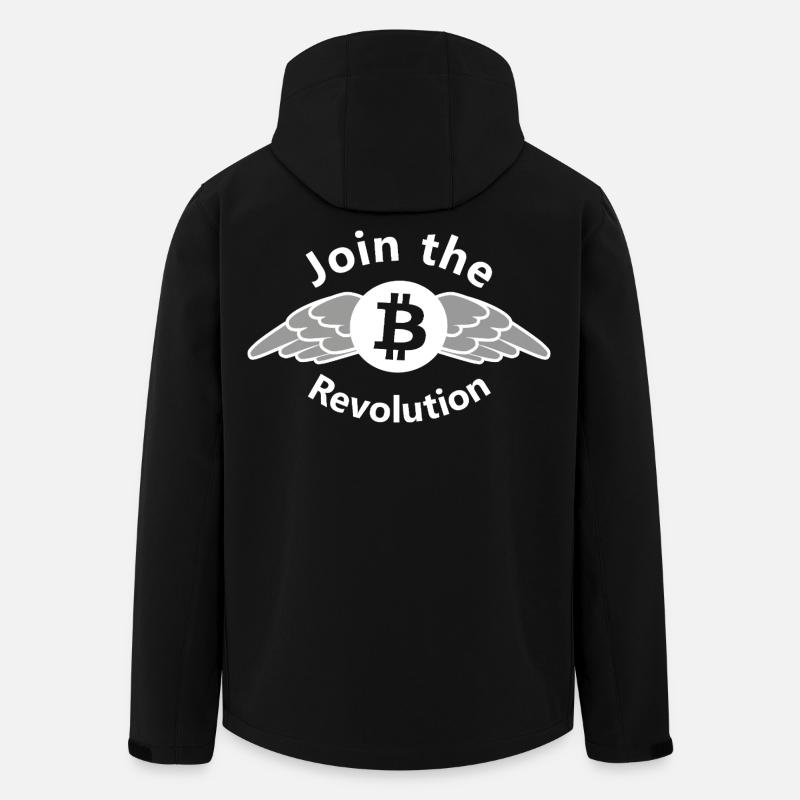 Révolution BitWings - Veste softshell homme en polyester recyclé Stanley/Stella - noir