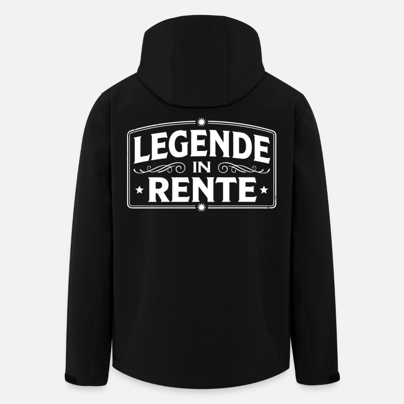 Legend retired - Men’s Recycled Softshell Jacket by Stanley/Stella - black