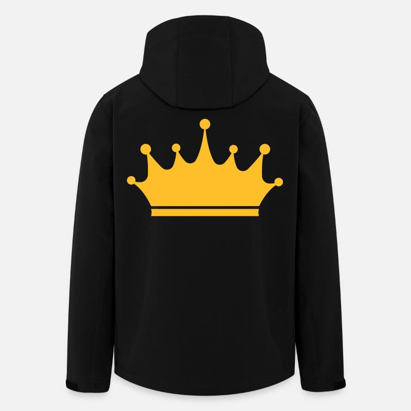 Crown - Men’s Recycled Softshell Jacket by Stanley/Stella - black