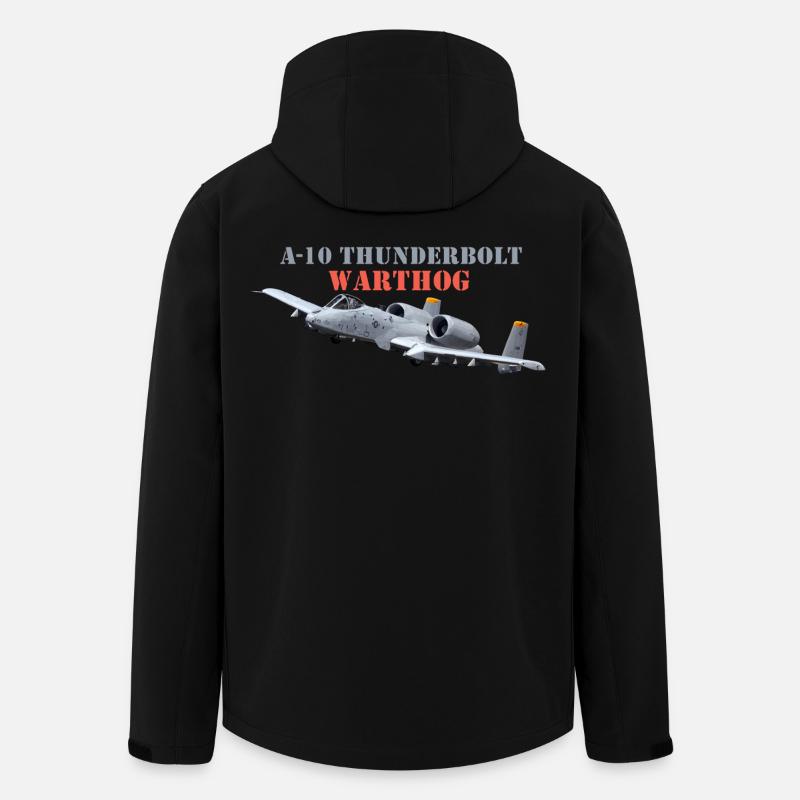 A-10 Thundertbolt - Recycelte Männer Softshell-Jacke von Stanley/Stella - Schwarz