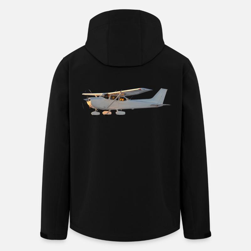 Cessna - Recycelte Männer Softshell-Jacke von Stanley/Stella - Schwarz
