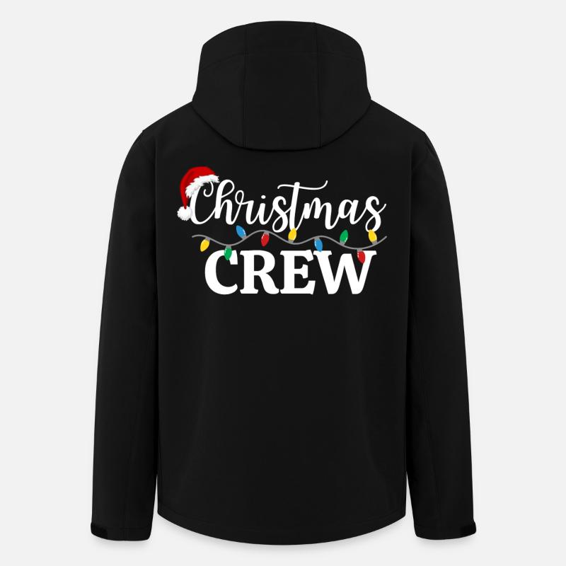 Équipage de Noël - Veste softshell homme en polyester recyclé Stanley/Stella - noir