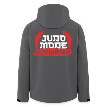 Judo Arts martiaux - Veste softshell homme en polyester recyclé Stanley/Stella - noir - Dos - AI Model Male 185 light (185cm)