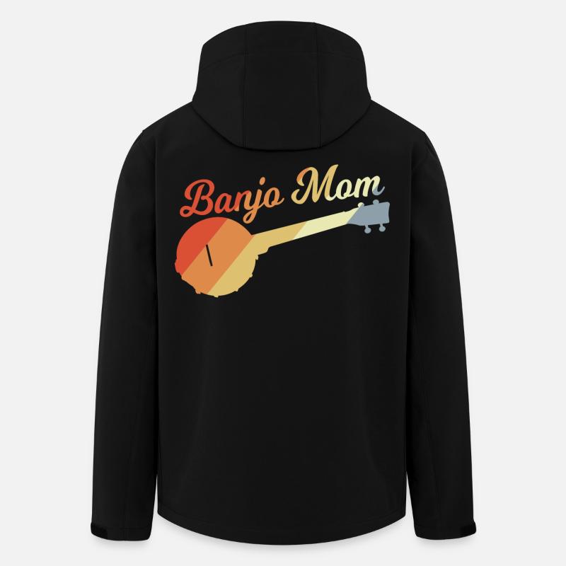 Banjo Mama - Recycelte Männer Softshell-Jacke von Stanley/Stella - Schwarz