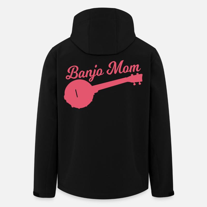 Banjospieler Mutter - Recycelte Männer Softshell-Jacke von Stanley/Stella - Schwarz
