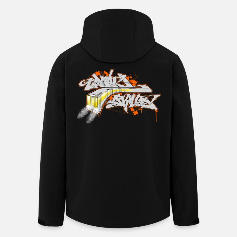 Urban Skills - Recycelte Männer Softshell-Jacke von Stanley/Stella - Schwarz