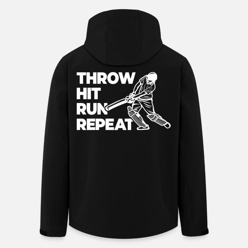 Throwing, hitting, repeating races - Men’s Recycled Softshell Jacket by Stanley/Stella - black