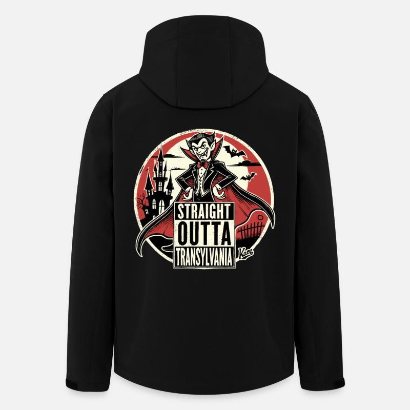 Vampir direkt aus Transsilvanien - Recycelte Männer Softshell-Jacke von Stanley/Stella - Schwarz