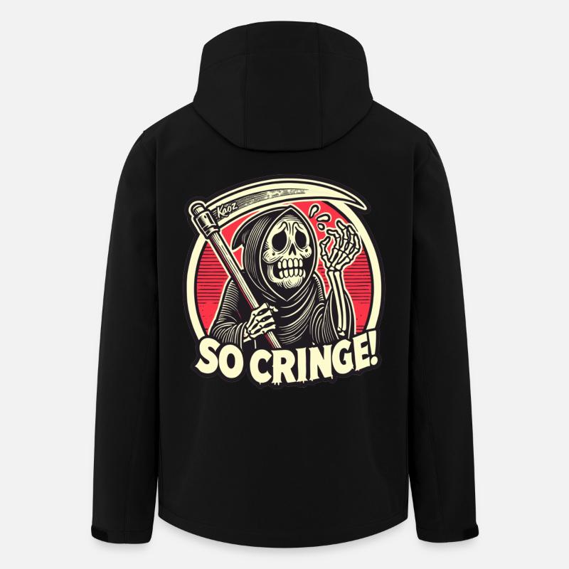 Embarrassing Embarrassment Grim Reaper - Men’s Recycled Softshell Jacket by Stanley/Stella - black