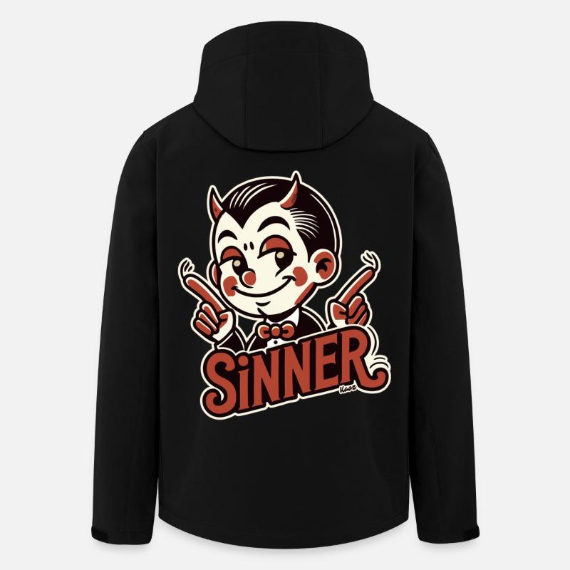 Little Devil – Proud Sinner - Men’s Recycled Softshell Jacket by Stanley/Stella - black