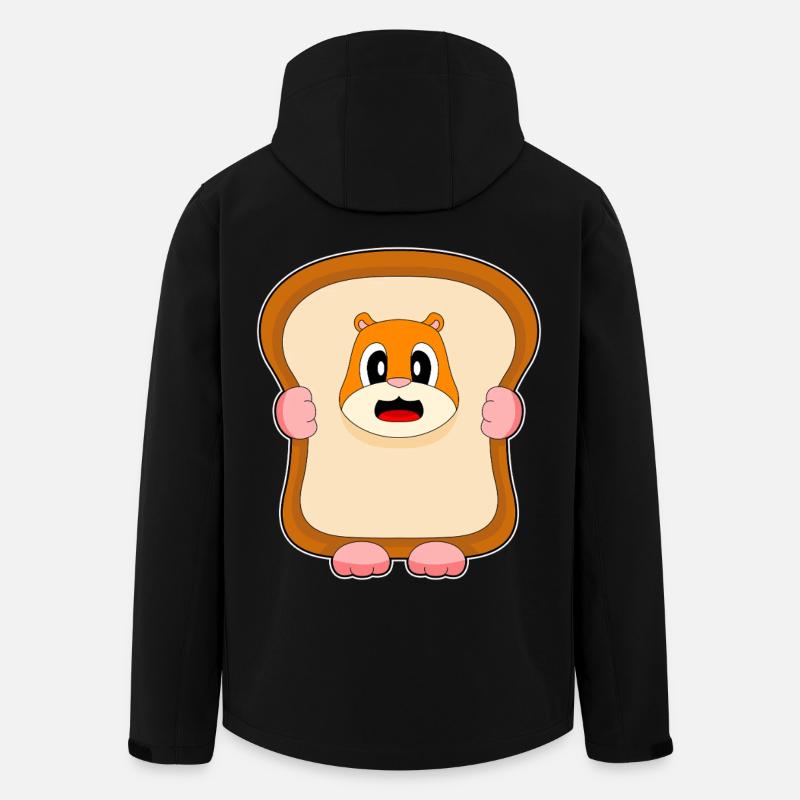 Pain de hamster - Veste softshell homme en polyester recyclé Stanley/Stella - noir