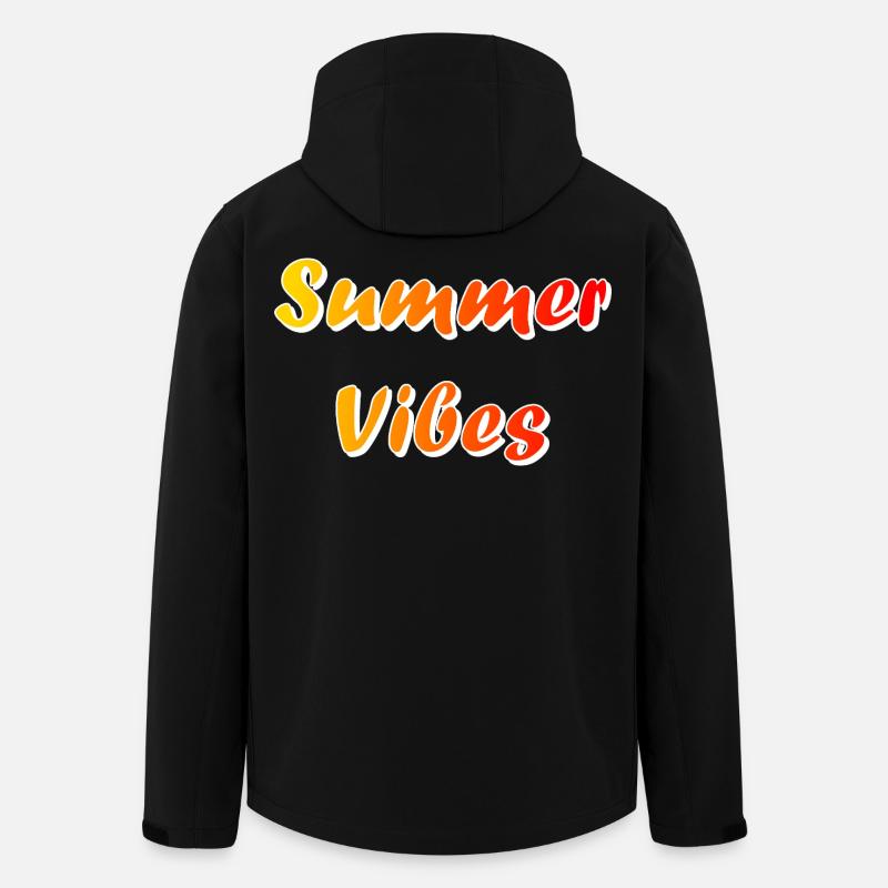 Summer Vibes - Men’s Recycled Softshell Jacket by Stanley/Stella - black