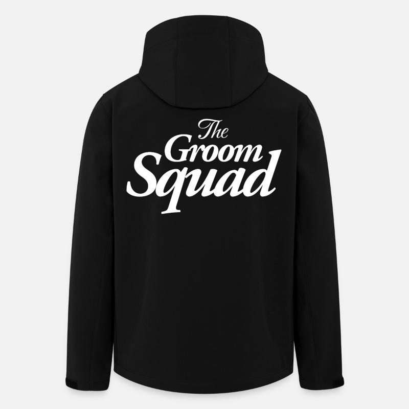 The Groom Squad - Men’s Recycled Softshell Jacket by Stanley/Stella - black
