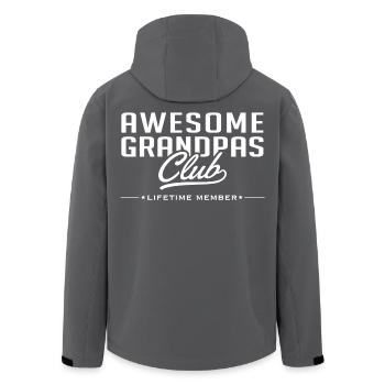 Meilleur club grand-père - Veste softshell homme en polyester recyclé Stanley/Stella - noir - Dos - AI Model Male 185 light (185cm)
