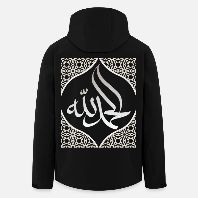 Alhamdulillah, foi islamique, Ramadan - Veste softshell homme en polyester recyclé Stanley/Stella - noir