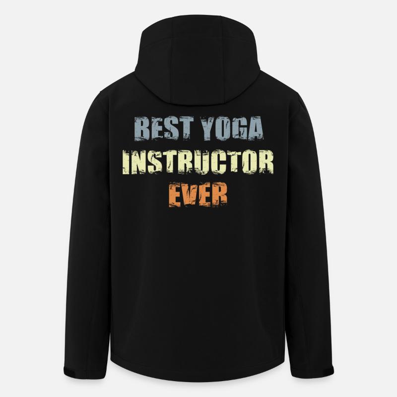 Bester Yogalehrer - Recycelte Männer Softshell-Jacke von Stanley/Stella - Schwarz