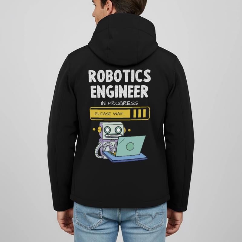 Robotics Engineer In Progress Please Wait Men’s Recycled Softshell Jacket by Stanley/Stella