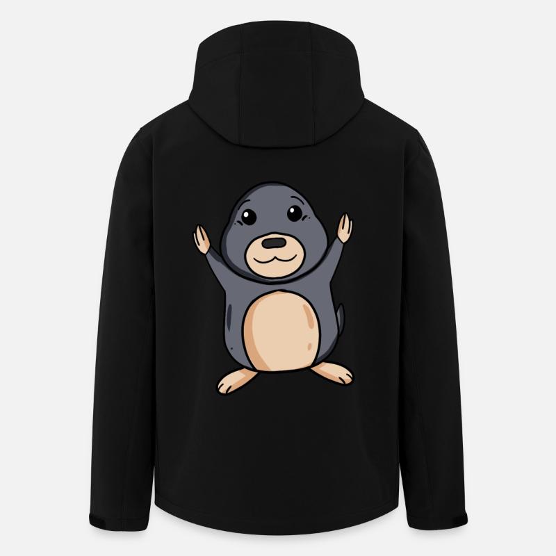 Mole - Men’s Recycled Softshell Jacket by Stanley/Stella - black