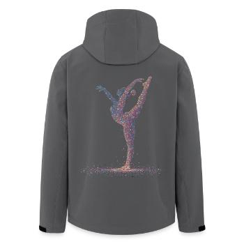 Gymnastique Gymnastique Gymnaste Acrobatie - Veste softshell homme en polyester recyclé Stanley/Stella - noir - Dos - AI Model Male 185 light (185cm)