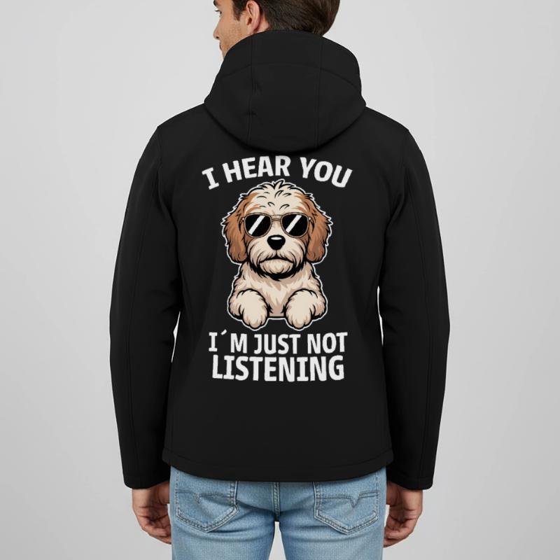 Cockapoo Saying Dogs Funny Cockapoo Gift Men’s Recycled Softshell Jacket by Stanley/Stella