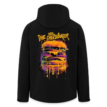 Trippy Hail the Cheeseburger Graffiti Street Style - Veste softshell homme en polyester recyclé Stanley/Stella - noir - Dos - AI Model Male 185 light (185cm)
