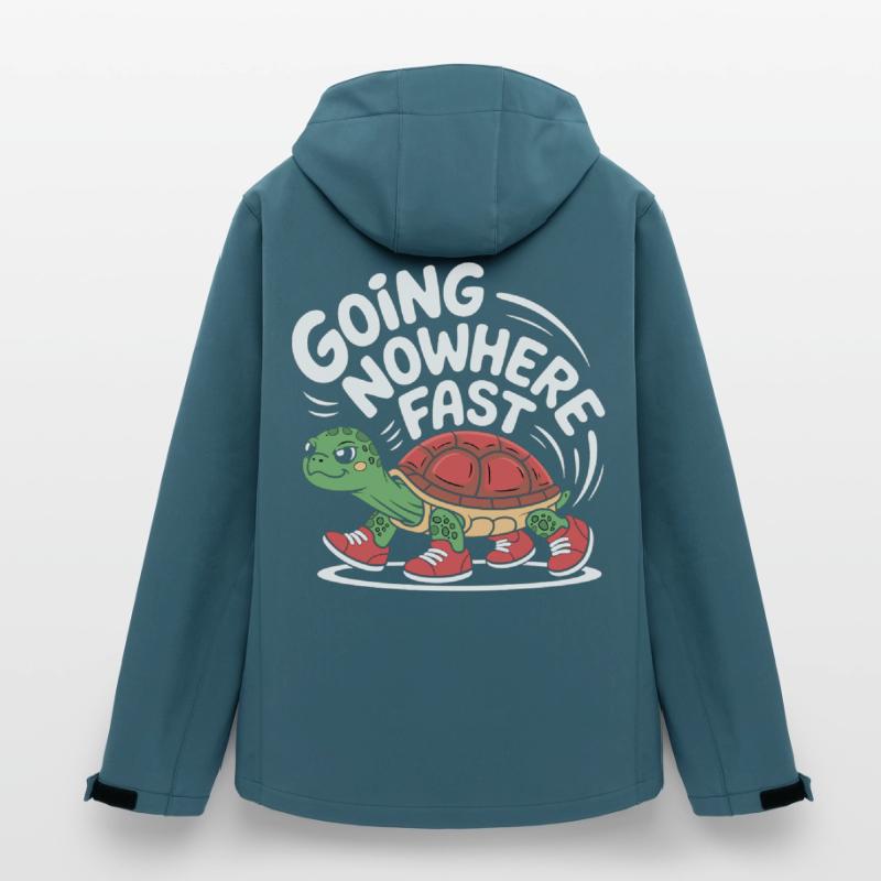Turtle pace in style Men’s Recycled Softshell Jacket Discoverer by Stanley/Stella
