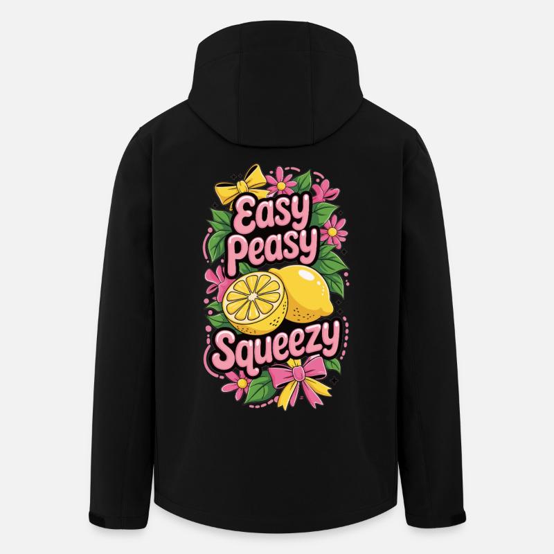 Easy Peasy Chemise Lemon Squeezy - Veste softshell homme en polyester recyclé Stanley/Stella - noir