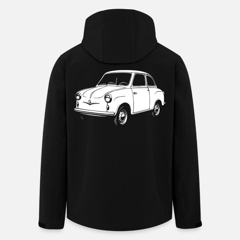 Ballon culte sur roues - Veste softshell homme en polyester recyclé Stanley/Stella - noir